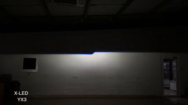 Засветка светодиодной линзы X-LED YX 3 смотреть онлайн