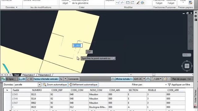 AutoCAD Map 3D 2011 - Modification et création de données PostGIS смотреть онлайн