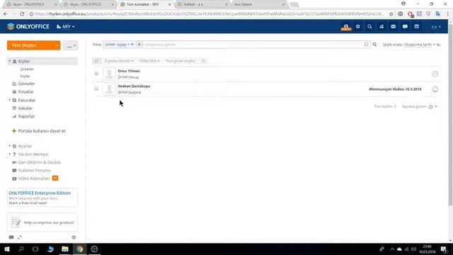 OnlyOffice Doküman Yönetim Sistemi Kullanımı смотреть онлайн