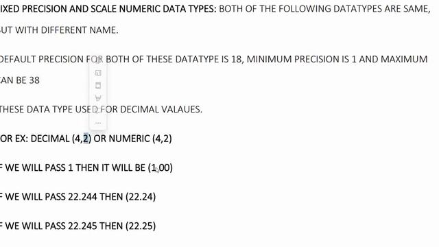 WHAT IS NUMERIC DECIMAL DATATYPE IN SQL SERVER | PART III | SQL WITH SURAJ смотреть онлайн