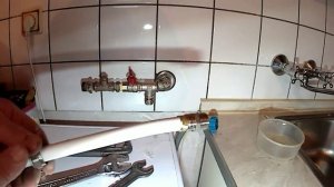 Тройник для фильтра очистки воды.