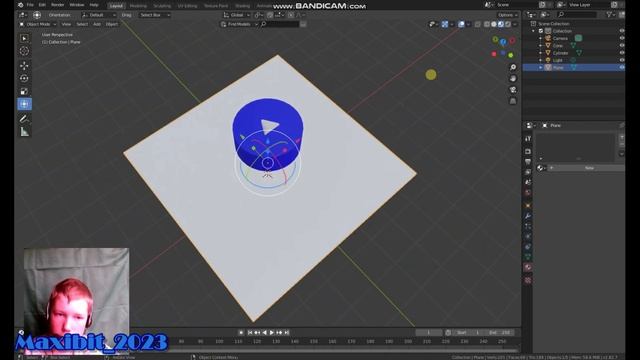 как сделать яндекс Алису в blender за 5 минут туториал #blender #Alice #yandex #Maxibit #tutorial смотреть онлайн