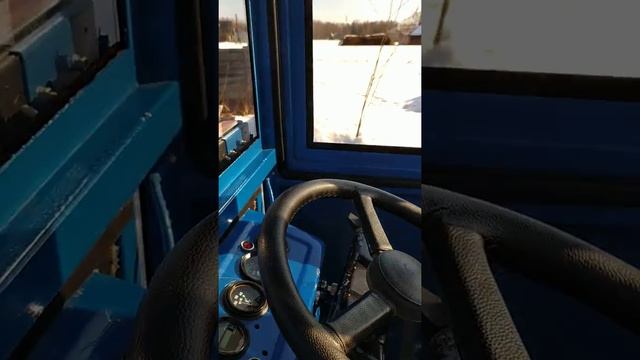 Обзор самодельной кабины на минитрактор. смотреть онлайн