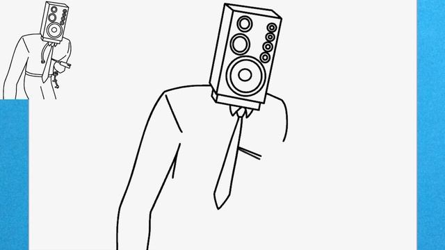 How to draw big Speakerman from Skibidi Toilet 63 - wounded смотреть онлайн
