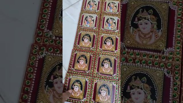Tanjore decoupage key holder 4 inches 8 mm thickness. pls whatsapp 7200073499 смотреть онлайн