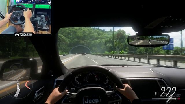 Forza Horizon 5 (Xbox Series S) OFFROAD Jeep Grand Cherokee SRT | Steering Wheel Gameplay смотреть онлайн