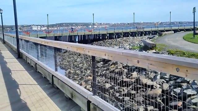 Halifax, NS downtown- Центр Галифакса у набережной смотреть онлайн