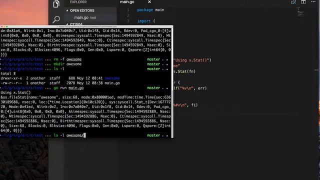 #golang #striversity 11.04 - Go Using os Stat смотреть онлайн