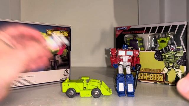 Newage legendary heroes H 31 Carcel review. Transformers generation one constructicon Scrapper G1 смотреть онлайн