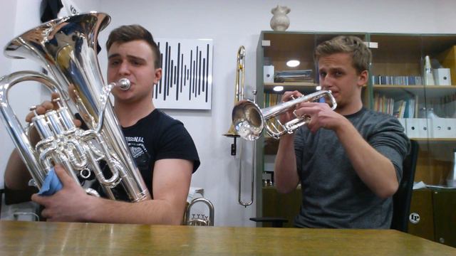 Bach - Air on the G string (Trumpet & Euphonium) смотреть онлайн