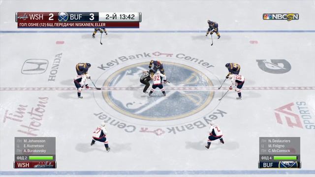 NHL 17 (washington capitals - buffalo sabres) смотреть онлайн