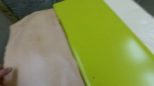 Кухонный фасад в пленке после покраски