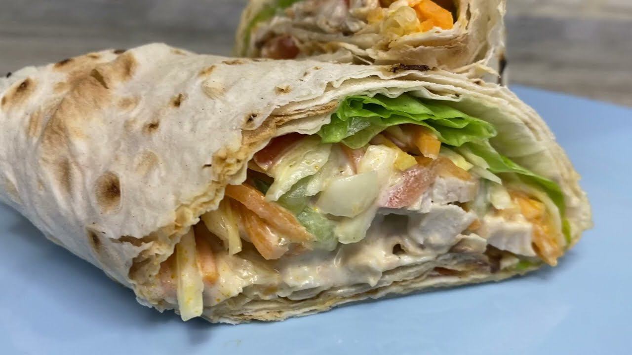 ШАУРМА С КУРИЦЕЙ в домашних условиях! Как приготовить сочную шаурму