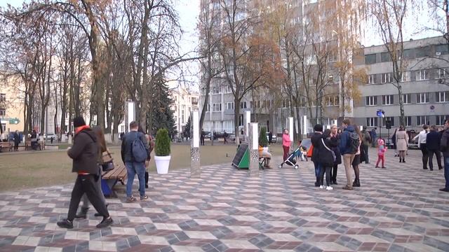 Новый сквер в Гомеле смотреть онлайн