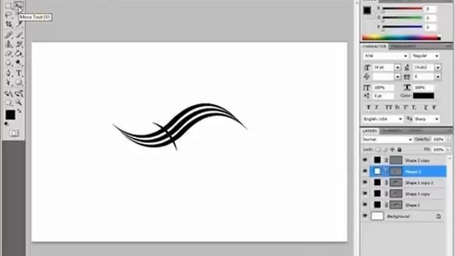 Photoshop Pen Tool Tutorial (Tattoo Design) смотреть онлайн