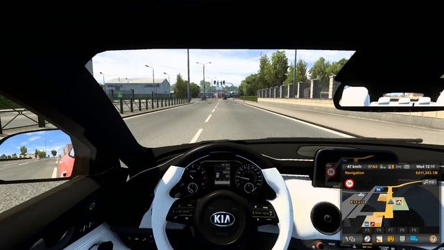 KIA STINGER - NEW MOD AUTO: EURO TRUCK SIMULATOR 2 | STEERING WHEEL | смотреть онлайн