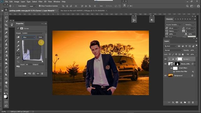 How To Blend Colors Like A Pro After Changing A Background In Photoshop смотреть онлайн