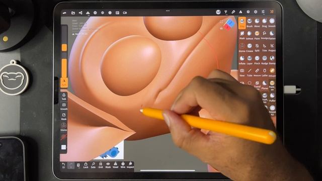 3D Sculpting Stitch! Nomad Sculpt Tutorial смотреть онлайн