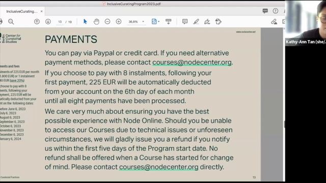 Open Call Q&A on Inclusive Curatorial Practices with Kathy-Ann Tan | NODE Center смотреть онлайн