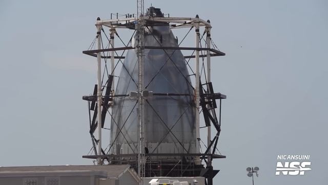 Foundation Piling Work at the Orbital Launch Mount | SpaceX Boca Chica смотреть онлайн
