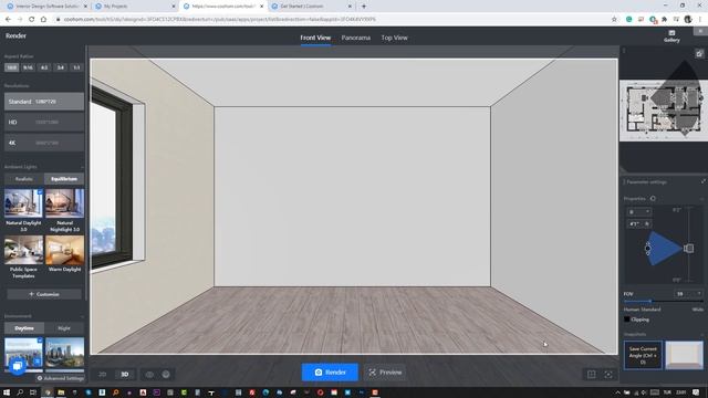 Coohom Interior Rendering Tutorial (WEB RENDER)
