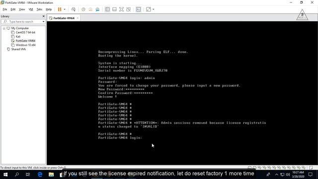[FortigateVM] - how to reset trial license смотреть онлайн