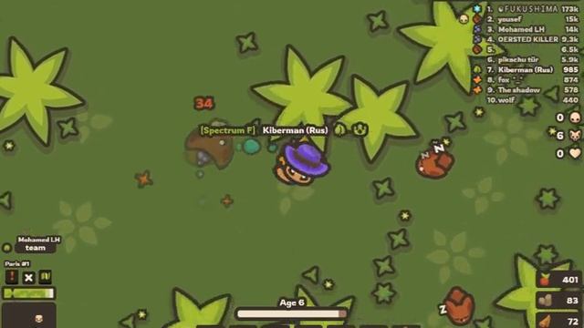 1-я часть моей игры в Taming.io