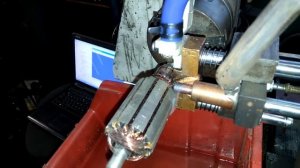 Приварка коллектора якоря