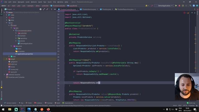 Java Web - Utilizando ResponseEntity para retornar os status de forma adequada смотреть онлайн