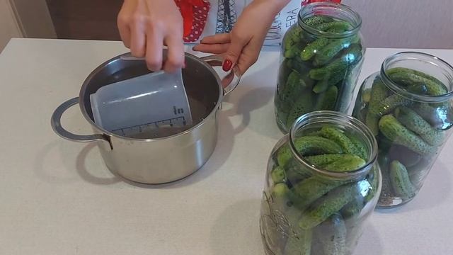 Вкусные огурцы на зиму без стерилизации. Очень простой рецепт.