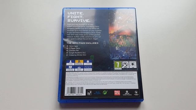 Minecraft Dungeons Hero Edition PS4 Unboxing смотреть онлайн