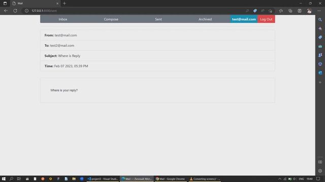 Mail. -- CS50’s Web Programming with Python and JavaScript. смотреть онлайн