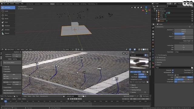 3d Motion Tracking mit Blender! I Objekte in Videos einfügen (Tutorial Deutsch) смотреть онлайн