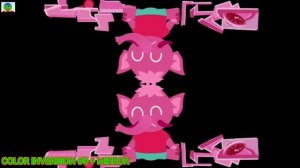 ( ELEPHANT VS MAMMOTH ) ON COLOR INVERSION ALL MIRROR INSPIRED BY HICKORY DICKORY DOCK