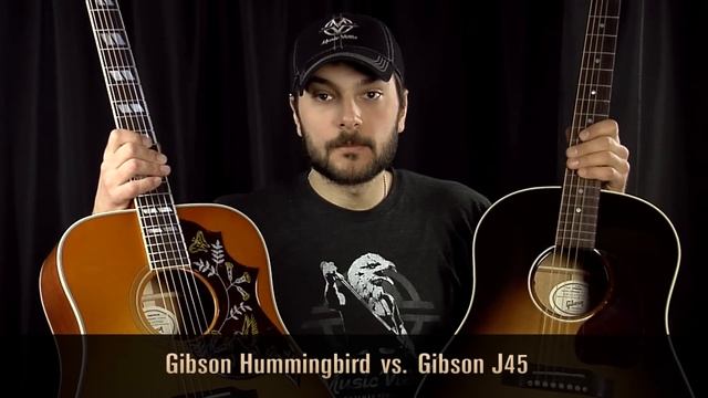 Gibson J45 Vs Gibson Hummingbird: What's The Best Acoustic Guitar?