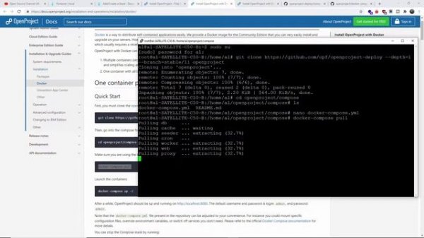 Install OpenProject in Docker the easy way with only 5 lines.