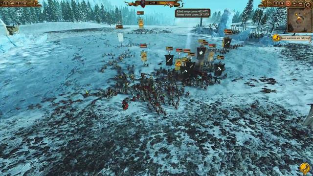 Chaos Vs Norsca | BRUTAL CHAOS SHOWDOWN - Total War Warhammer 2