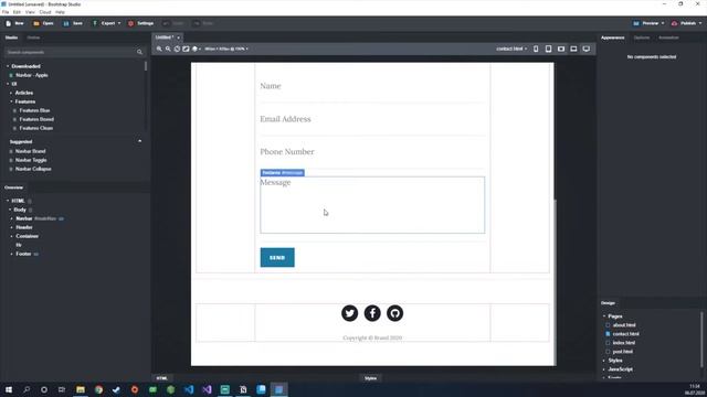 Bootstrap Studio Clean Blog Template Showcase - Bootstrap Studio - смотреть онлайн