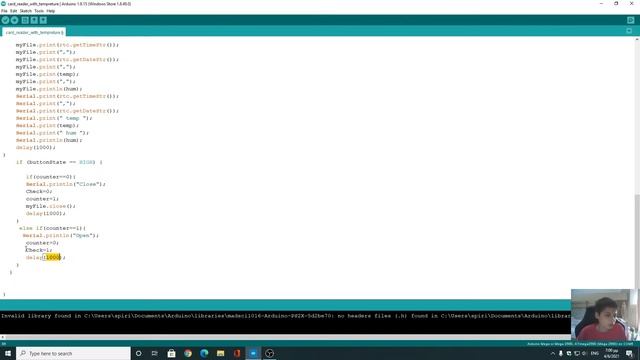 Arduino SD card with temperature sensor смотреть онлайн