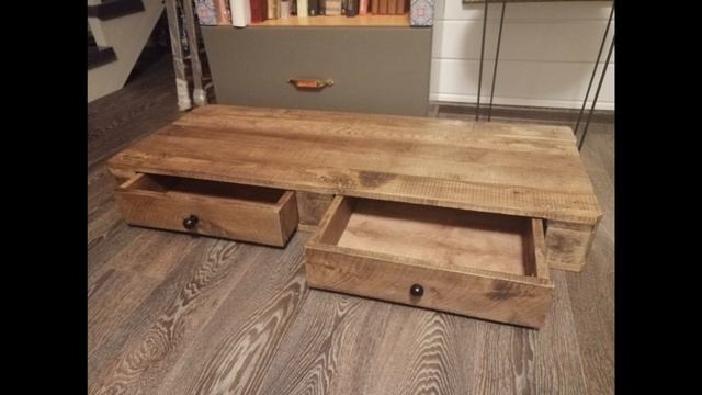 Стол из поддонов своими руками./ Table made of wooden pallets. смотреть онлайн