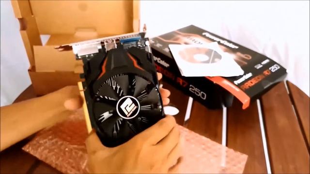 Unboxing VGA Card R7 250 & Pemasangan di PC Intel Core 2 Duo смотреть онлайн
