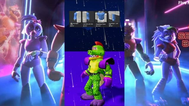 FNAF SB Roblox Outfits Compilation? смотреть онлайн