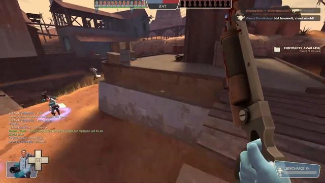 Team Fortress 2. Zombie Survival mod. pl_goldrush_zombie_v2. Lazyneer's Zombie Server смотреть онлайн