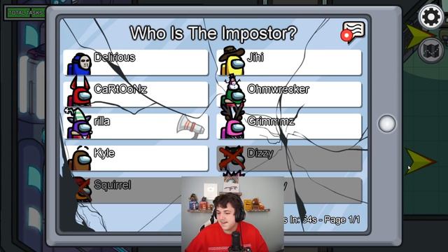 CARTOONZ ALMOST CAUGHT ME!!! [MODDED AMONG US] (PROXY CHAT) смотреть онлайн