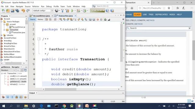 CMSC 251 - Java Classes & Information Hiding смотреть онлайн