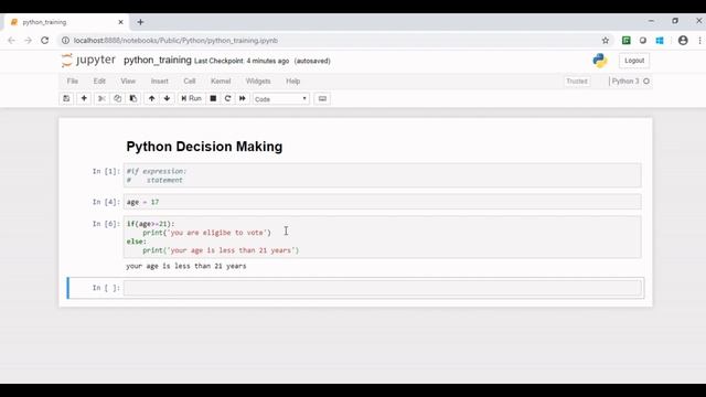 Python Tutorial - 6| Python If Else| Python Tutorial for Beginners | If Elif Else statement Python смотреть онлайн