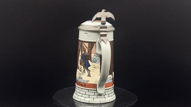 Mettlach 1907 год "Текст взят из поэмы “Добрый камерад”, написанной Людвигом Уландом в 1809 году " смотреть онлайн