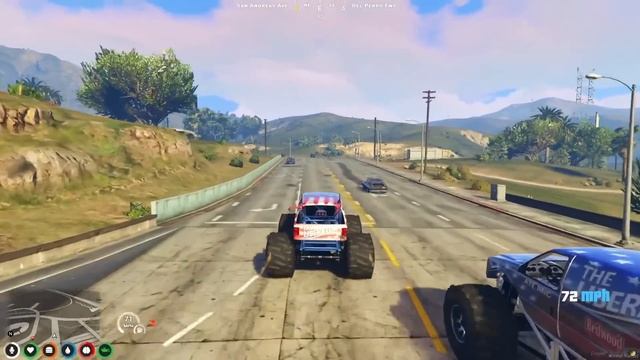 Baby RACES MONSTER TRUCK FROM COPS! (Who's Your Daddy?) смотреть онлайн