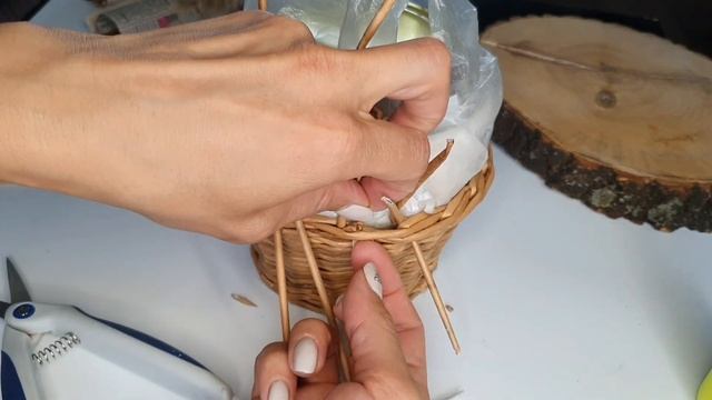 Мастер класс плетения корзинки для цветов DYI  /подробно, поэтапно