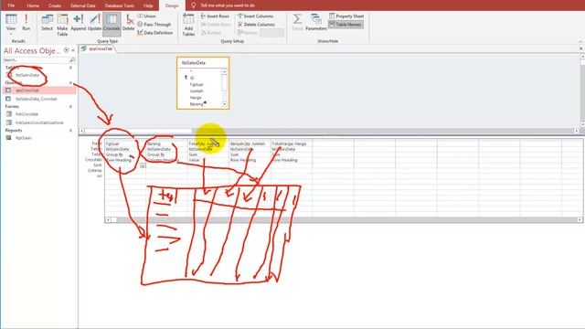 Cara Membuat Summary Data Penjualan Dengan Crosstab Query di Microsoft Access смотреть онлайн